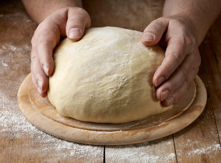 fresh raw dough